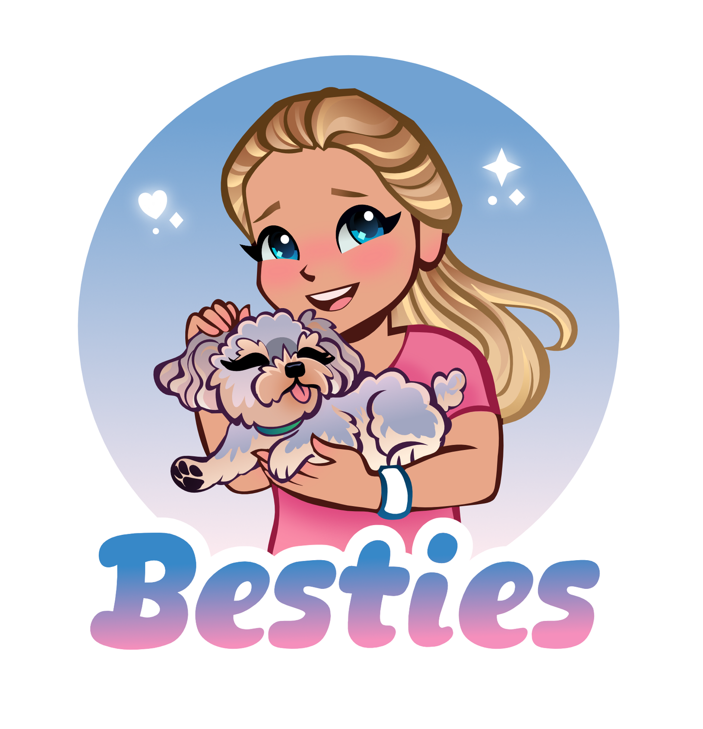 Abigail Besties Vinyl Sticker
